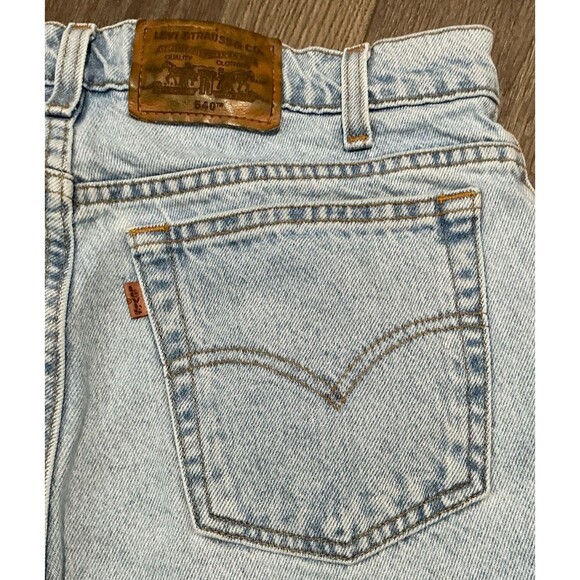 Levis Signature 540 Jeans Mens 34x29 Brown Tab Stonewash Relaxed Fit VINTAGE 90s - Picture 3 of 6